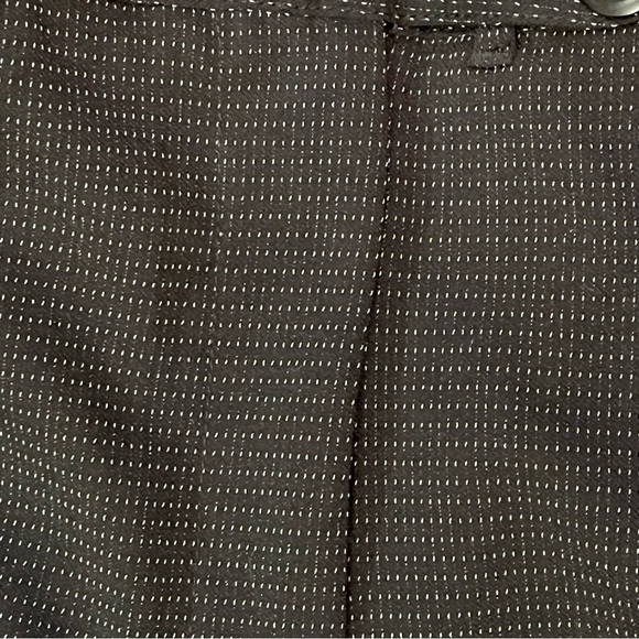 Vtg AVENUE Size 22 Polka Dot Black Stretch Cuffed Dress Pants‎ Career Wide Leg - Picture 7 of 16